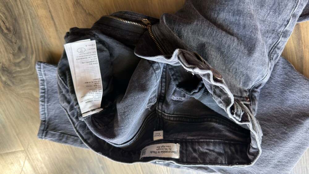 Abercrombie & Fitch Curve Love The '90s Straight Ultra High Rise Jeans - Picture 5 of 5